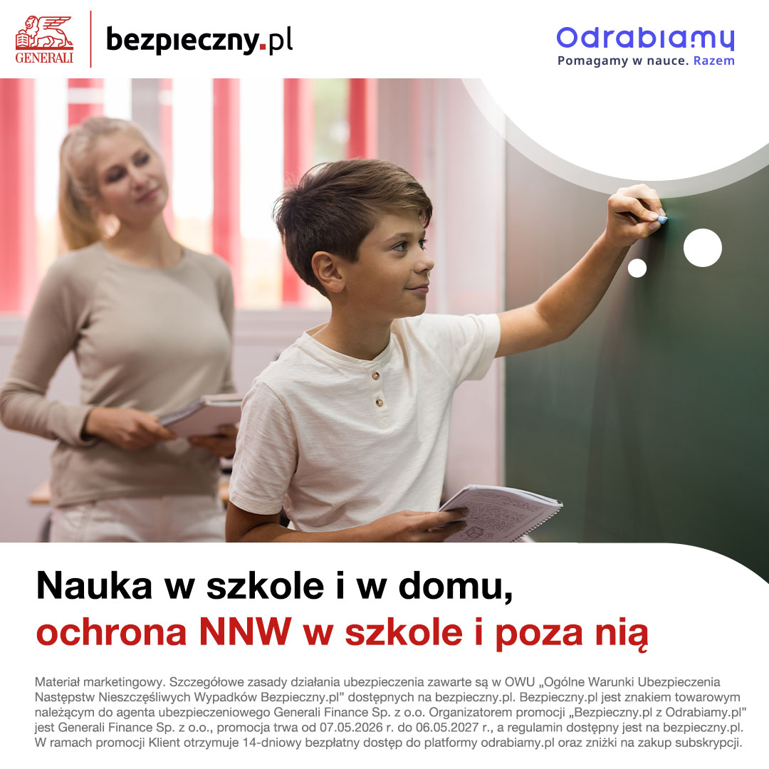NNW szkolne Generali podczas zajęć sportowych